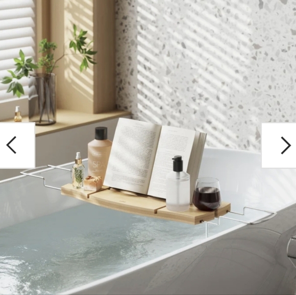 Bathtub caddy reading tray - Picture 5 of 9